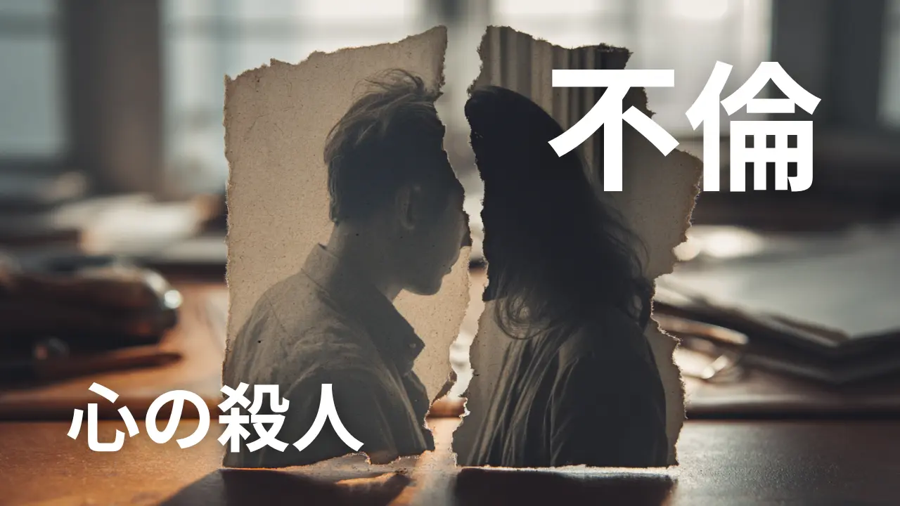 不倫は心の殺人