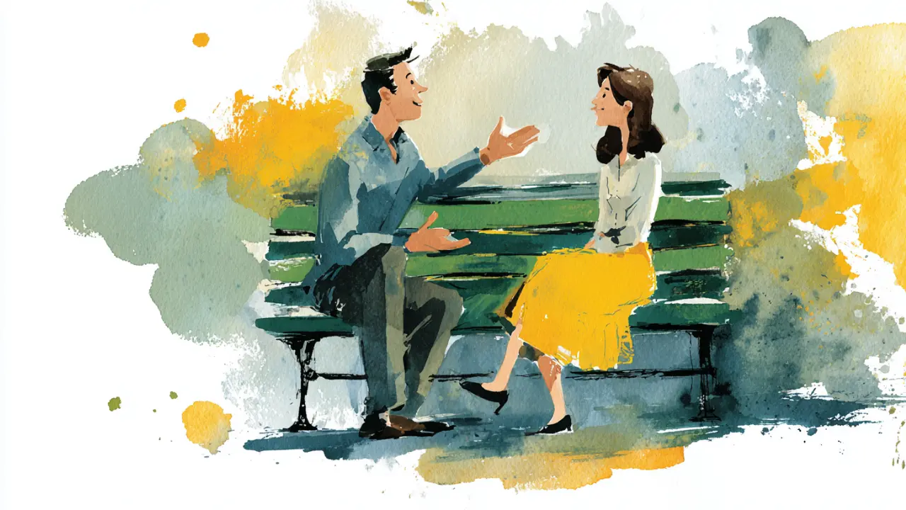 コミュニケーションするカップル